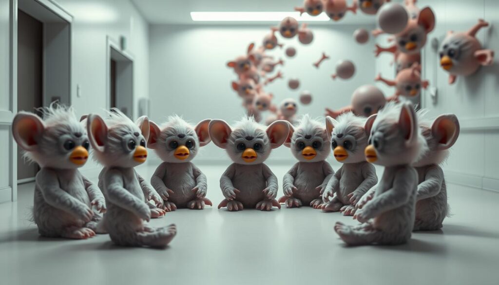 Hairless Furby viral trend