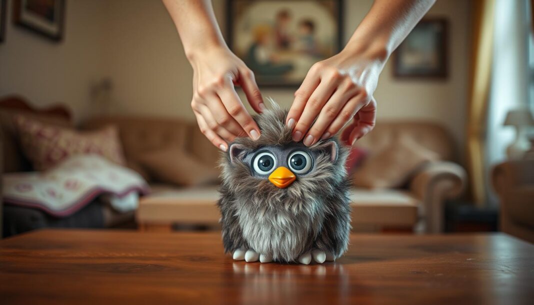 how to turn on a furby